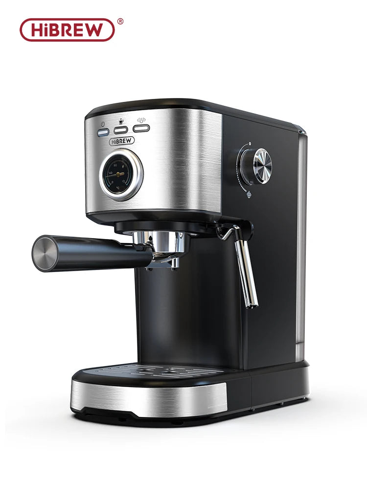 HiBREW Espresso Coffee machine Cafetera Semi Automatic Coffee Maker 20Bar Visual Temperatura H5A