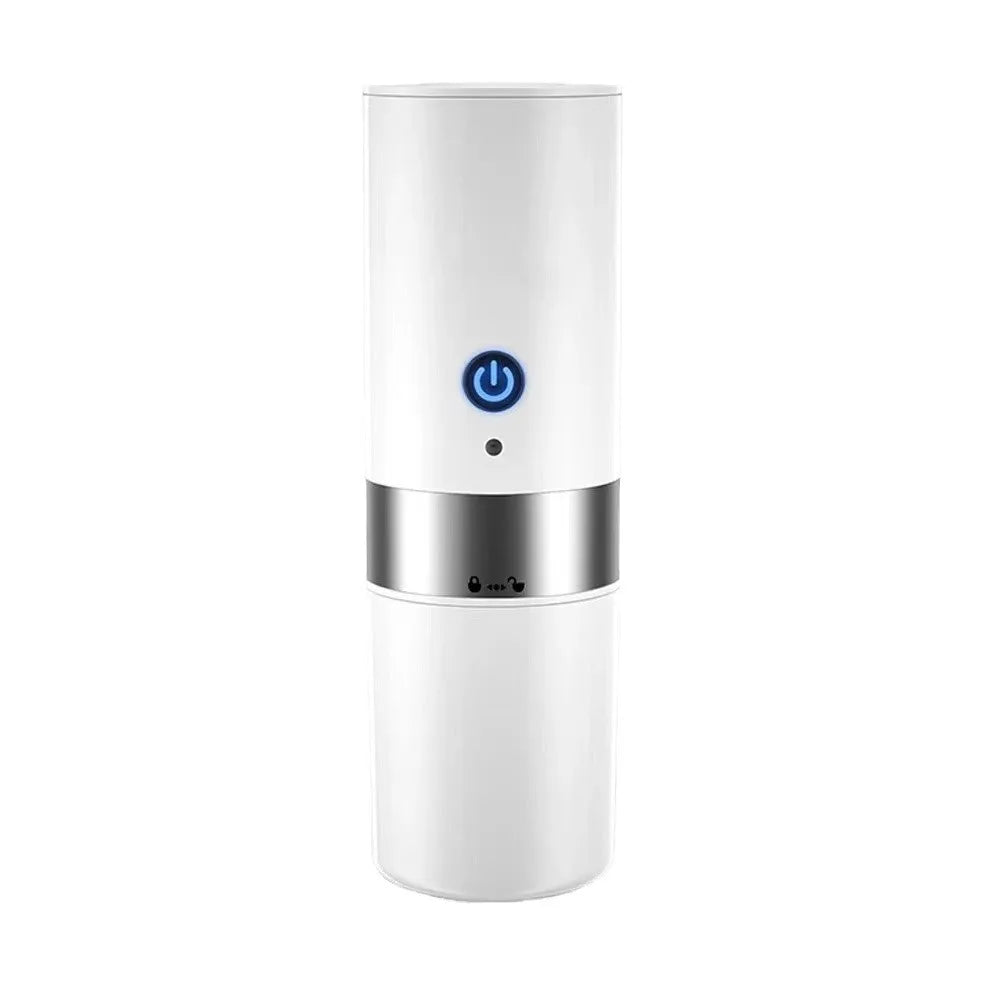 60ml Electric Wireless Heating Coffee Machine Fit for Coffee Capsule/Powder Travel Coffee Maker for Car & Home Camping Travel