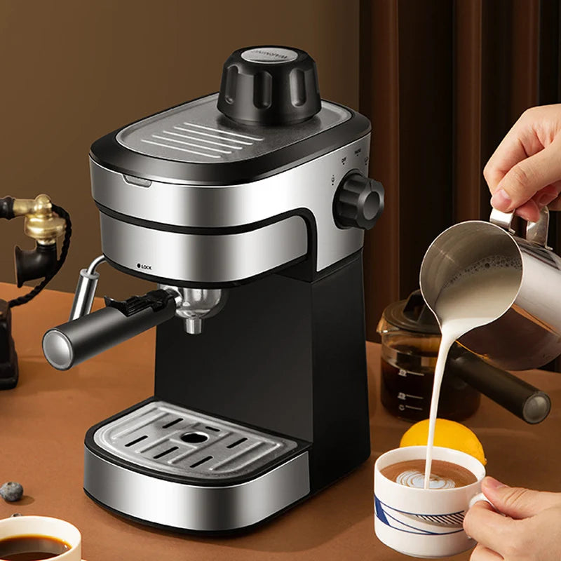 Professional Italian coffee machine, coffee maker for baristas, espresso machine, multi-functional milk frother