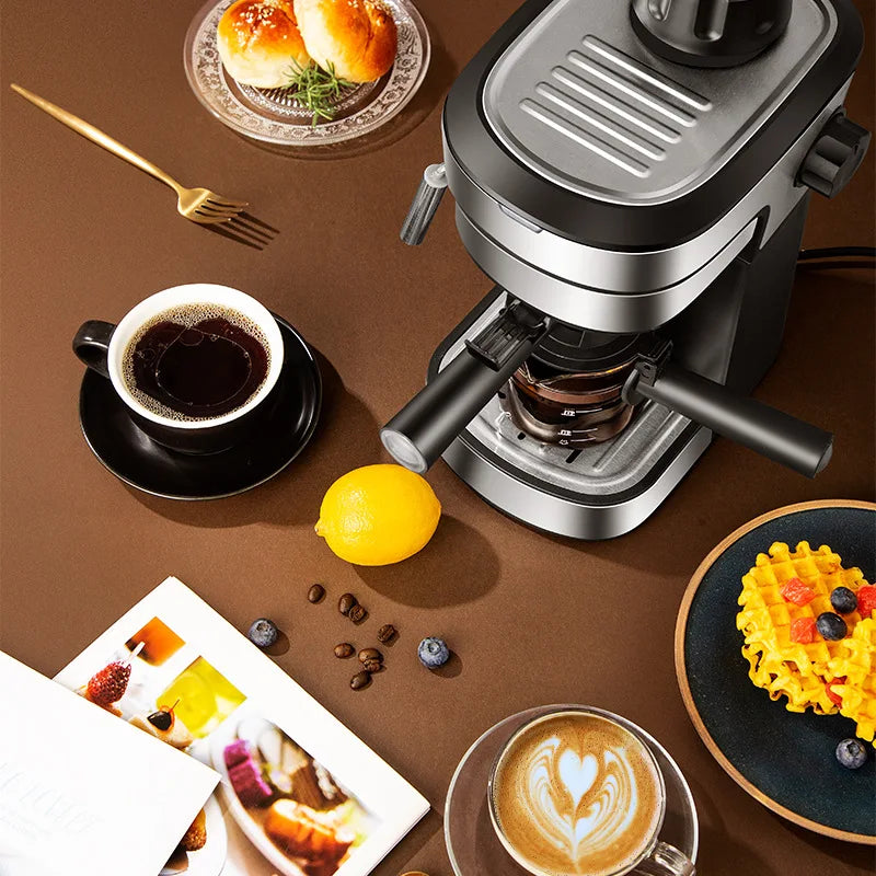 Professional Italian coffee machine, coffee maker for baristas, espresso machine, multi-functional milk frother