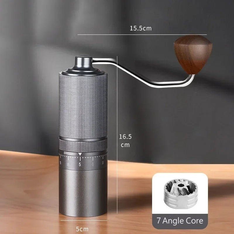 NEW Professional Manual Coffee Grinder 5 Core 6 Core 7 Core Coffee Grinder Espresso CNC Stainless Steel Mill Household Portable