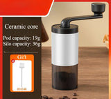 Manual Coffee Grinder Machine Grinding Home Outdoors Travel Hand Crank Portable Coffee Grinder Adjustable Bean Grinder withbrush