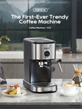 HiBREW Espresso Coffee machine Cafetera Semi Automatic Coffee Maker 20Bar Visual Temperatura H5A