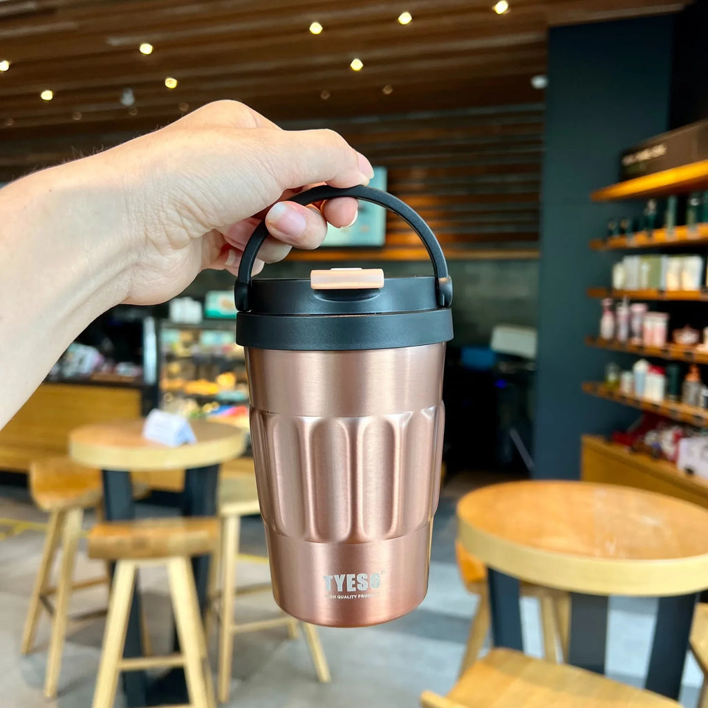 400ml/500ml TYESO Vacuum Flasks Thermoses Stainless Thermos Water Bottles Cup 304 Original Car Tumbler Cold and hot Coffee Mug