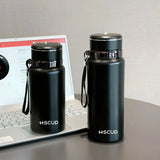 600ml/800ml Fashion Stainless Steel 316 Vacuum Flask With Filter Portable Coffee Tea Thermal Water Bottle Travel Tumbler