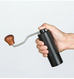 Professional Manual Coffee Grinder Upgrade All-metal Body Anti-slip Design Portable Grinder Burr Inside