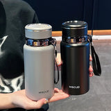 600ml/800ml Fashion Stainless Steel 316 Vacuum Flask With Filter Portable Coffee Tea Thermal Water Bottle Travel Tumbler
