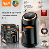 Automatic Turkish Coffee Machine Cordless Electric Pot Portable Travel 600W Coffee Maker 220V
