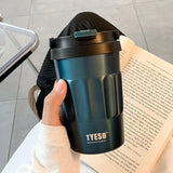 400ml/500ml TYESO Vacuum Flasks Thermoses Stainless Thermos Water Bottles Cup 304 Original Car Tumbler Cold and hot Coffee Mug