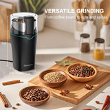 Professional Coffee Grinder with Removable Stainless Steel Cup Coffee Bean Grinder for Spices Herb Grain Mill for Kitchen 300W