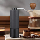 Manual Coffee Grinder Stainless Steel Conical Burr Adjustable Setting High Quality Portable Hand Grinder