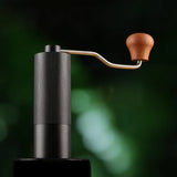 Professional Manual Coffee Grinder Upgrade All-metal Body Anti-slip Design Portable Grinder Burr Inside