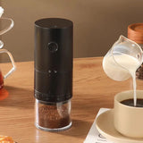 2025 Electric Coffee Bean Grinder Rechargeable Automatic Grinder Portable Coffee Grinder with ceramic core