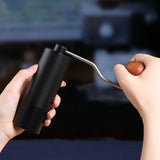 Professional Manual Coffee Grinder Upgrade All-metal Body Anti-slip Design Portable Grinder Burr Inside