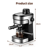Professional Italian coffee machine, coffee maker for baristas, espresso machine, multi-functional milk frother