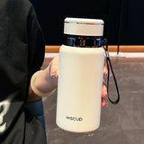 600ml/800ml Fashion Stainless Steel 316 Vacuum Flask With Filter Portable Coffee Tea Thermal Water Bottle Travel Tumbler