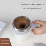 Automatic Self Stirring Mugs Stainless Steel Coffee Mixing Cup Portable USB Electric Blender Smart Mixer Thermal Cup Home Office