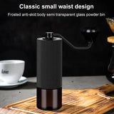 Manual Coffee Grinder CNC Stainless Steel Professional Double Bearing Adjustable Hand Burr Coffee Bean Grinding